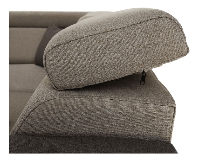 Colțar în formă de U Imani (maro deschis + maro)