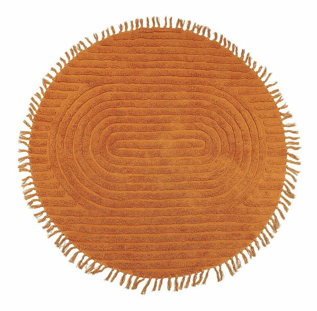 Covor ⌀ 140 cm Half (portocaliu)