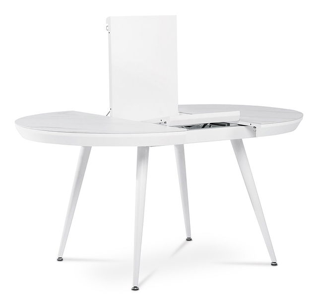 Masă de sufragerie Hendor-409M-WT (Alb) (pentru 4 până la 6 persoane)