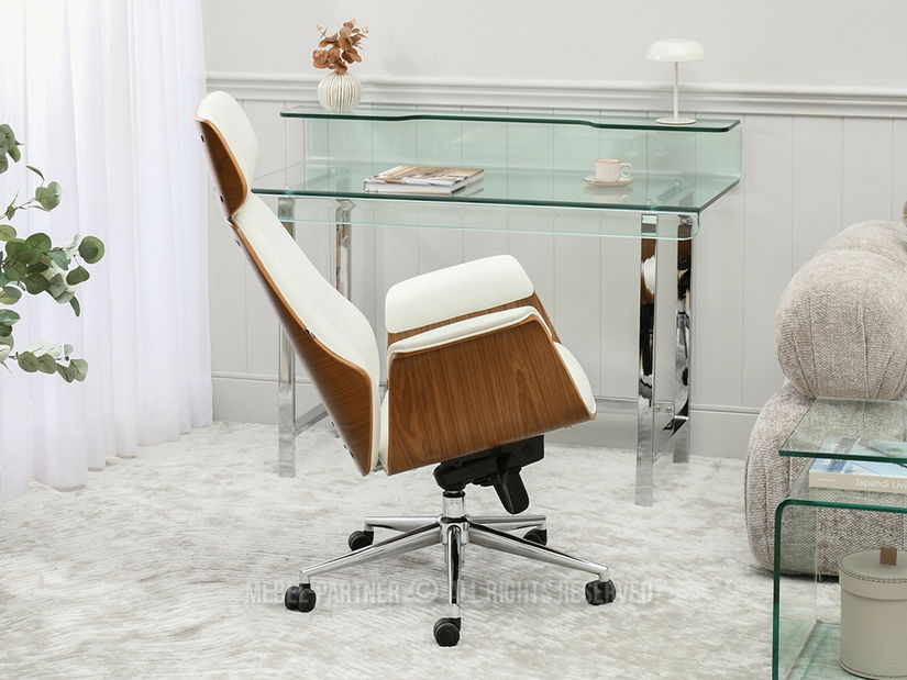 Fotoliu de birou Lendirnard (crem)