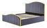 Bračni krevet 160 cm Georgia (tamnosiva)