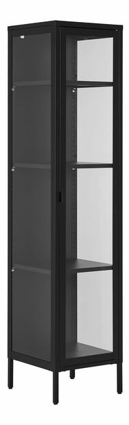 Vitrină îngustă Brisbane Bisalia 6 (negru)