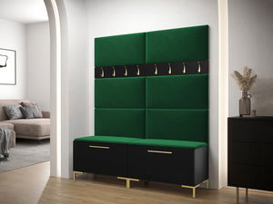 Set mobilier hol Frisala II (Negru + Manila 35)