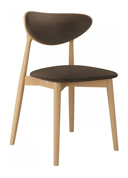 Blagovaonska stolica KD 65 C (bukva + smeđa) 