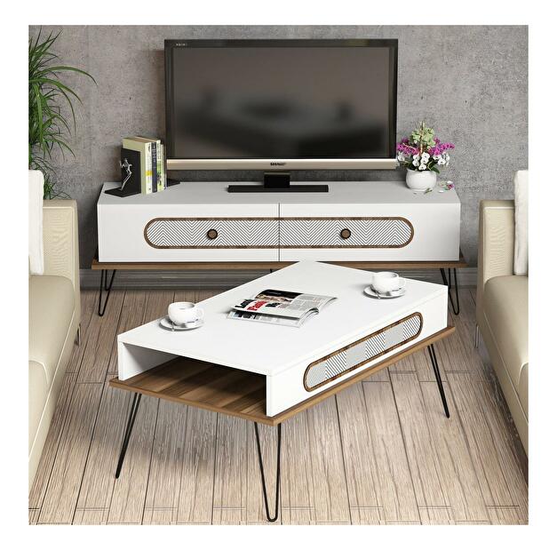 Set mobilier pentru living Biladi 2 (alb) 