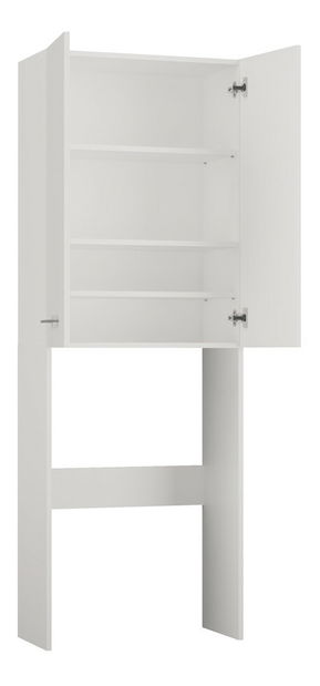 Szekrény mosógéphez Perdieron 2 (fehér)