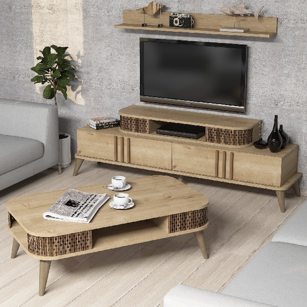 Mobilier living Eiffel (Stejar)