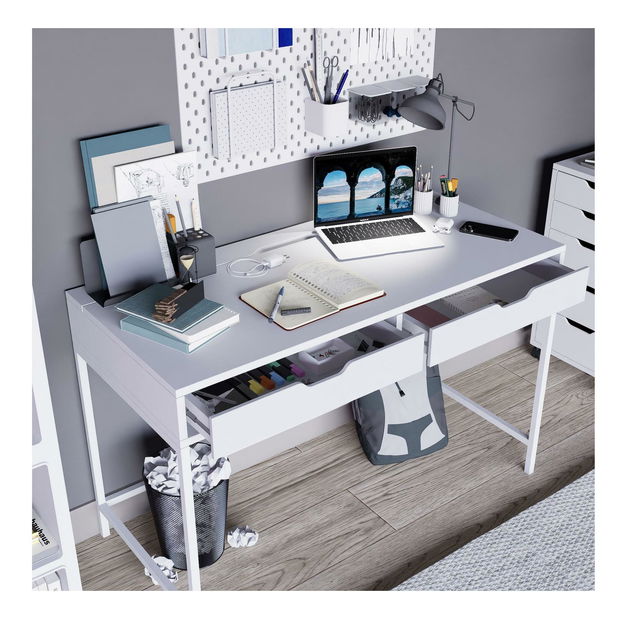 Masă de scris Durun (alb)