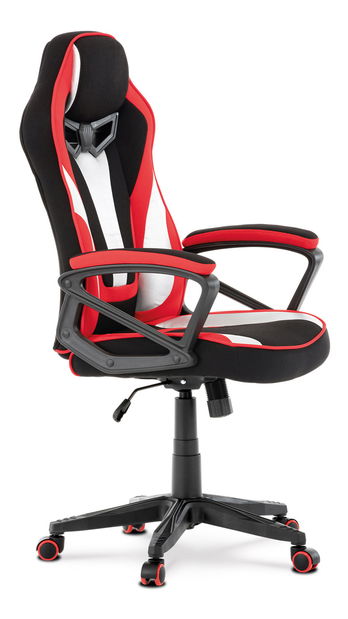 Uredska fotelja Ynais-Y340-RED (crvena + crna + srebrna)