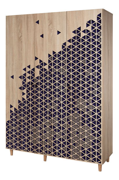 Ruhásszekrény Modella 123 (szonoma tölgy)