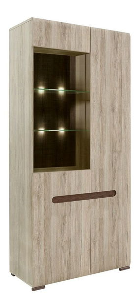 Vitrină Avril REG1W1D/19/9 (cu iluminat)