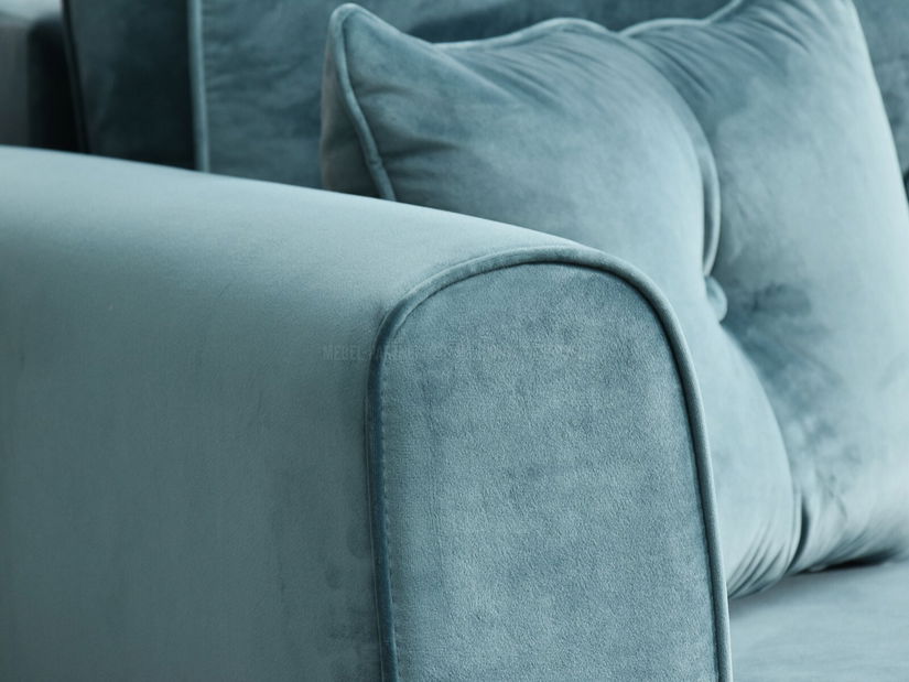 Kétszemélyes kanapé Bacteria (fekete)