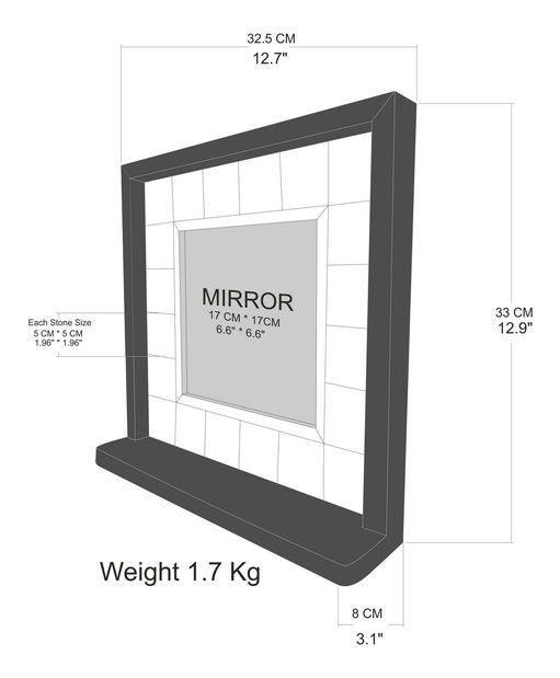 Zrkadlo Notesi (viacfarebné) 