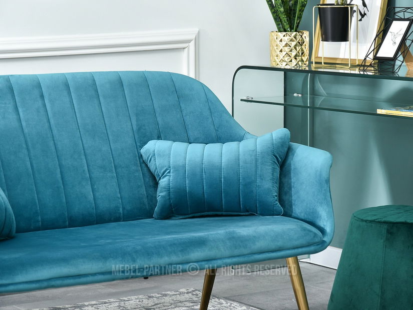 Kanapé Osmol S (türkiz + fekete)