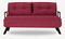 Kanapé futon Sandy (bordó)