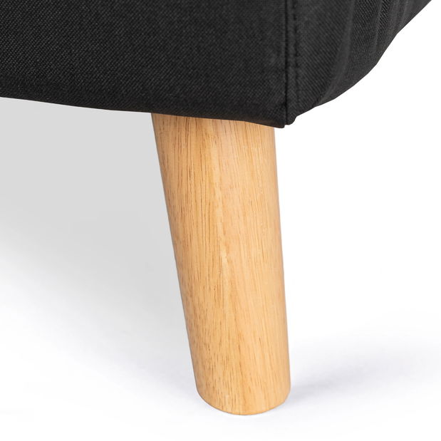 Széthúzható fotel Motecacleta 1 (fekete) 