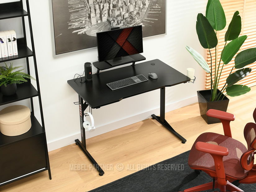 PC stolić Matts 115 (crno drvo + crna)