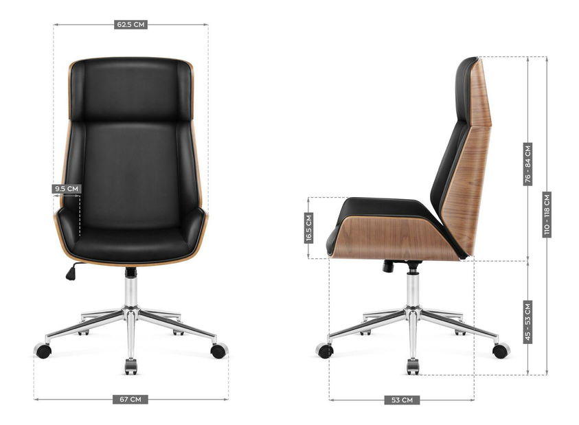 Kancelárske kreslo Blitz 8.0 (čierna)