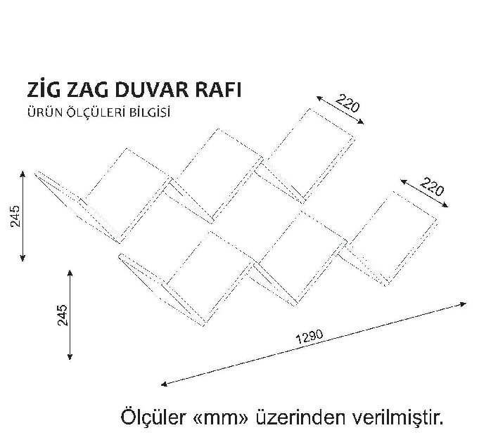 Polička Ziggy (Biela)