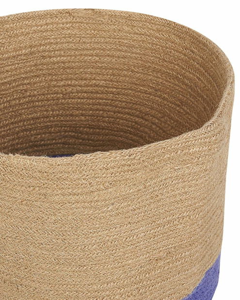 Set 2 ks úložných košov Bowie (béžová + fialová)