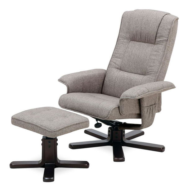 Fotelja s naslonom za noge Terrell-5010 CAP2 (cappuccino)