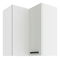 Dulap superior de bucătărie, de colț Lucid 60x60 GN-72 2F (90°) (Cadru: alb + front: mdf alb)