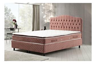 Pat Boxspring 140 cm Vassilium (roz)