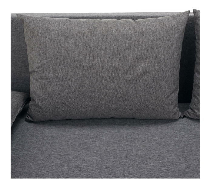 Rozkladacia pohovka Elevo (svetlosivá) (s úl. priestorom)