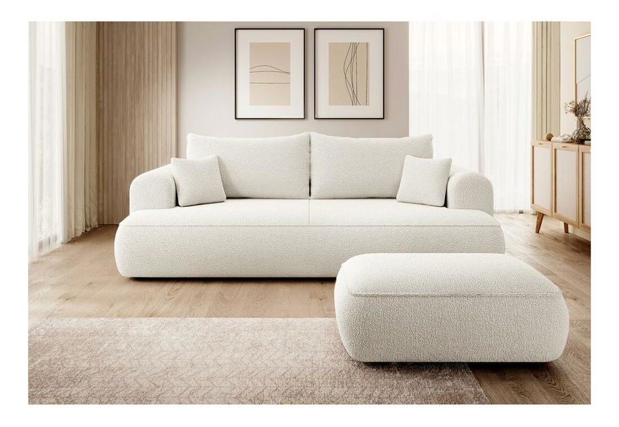 Taburetka Olivo T (krémová + čierna)