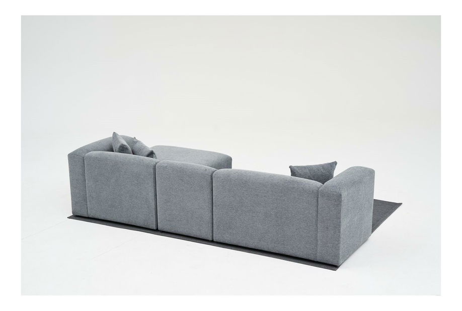 Kutna garnitura Lindasetta (D) (siva)