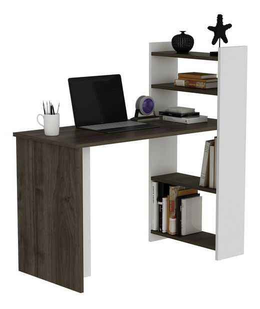 Masă PC Nomive (Nuc + alb) 