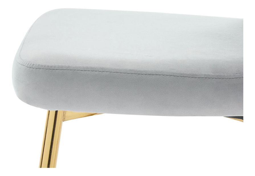 Set 2ks jedálenských stoličiek Archie DC 1183 (čierna + zlatá) 