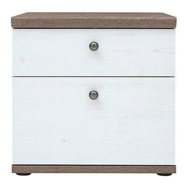 Noćni ormarić Telegrafo (borovina canyon + hrast sonoma trufel) 