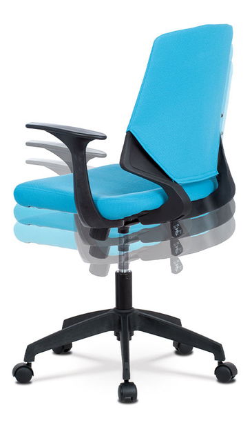 Scaun de birou Keely-R204-BLUE (Albastru)