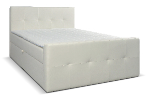 Bračni krevet Boxspring 160 cm Annira (bijela )