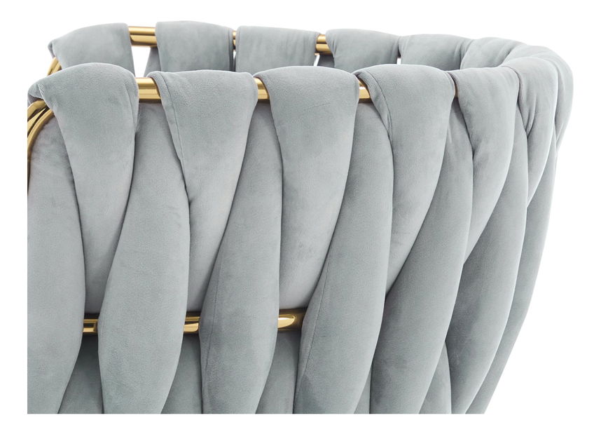 Set blagovaonskih stolica (2 kom.) Archie DC 1142 (crna + zlatna) 