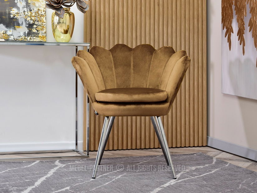 Fotel Lasair (arany + króm)