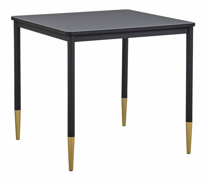 Jedálenský stôl SAHLLA (čierna) (pre 4 osoby)