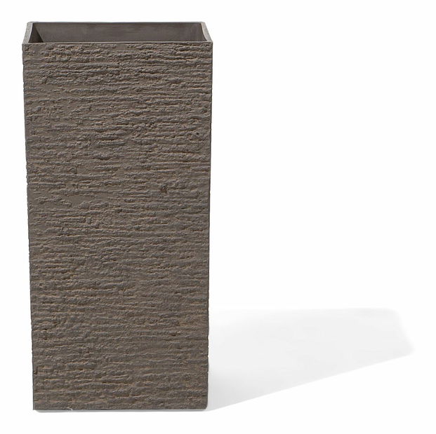 Set 3 ks. kvetináčov GANIO (kameň) (hnedá)