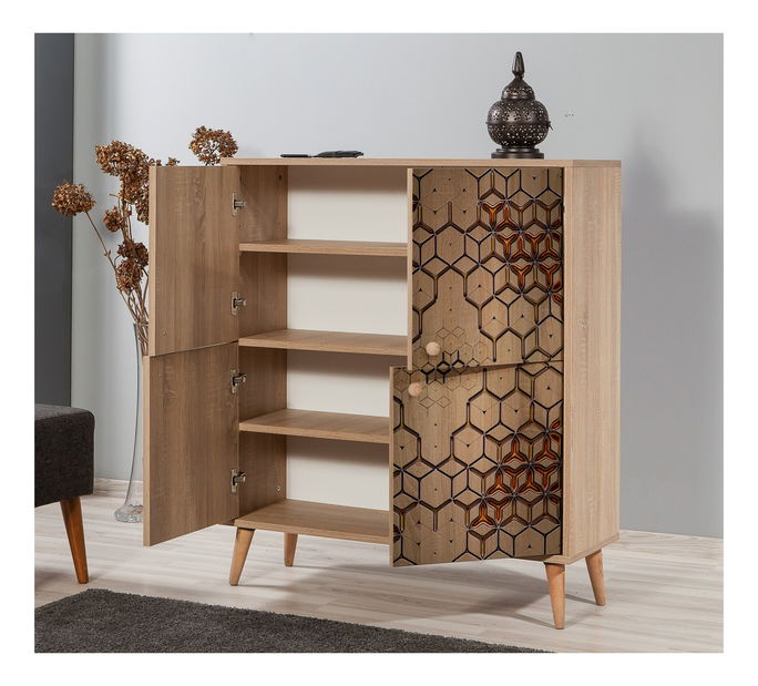 Dulap Maluxe 720 (Stejar sonoma)