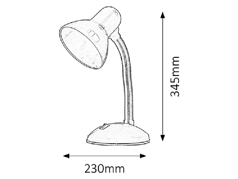 Stolová lampa Dylan 4168 (biela)