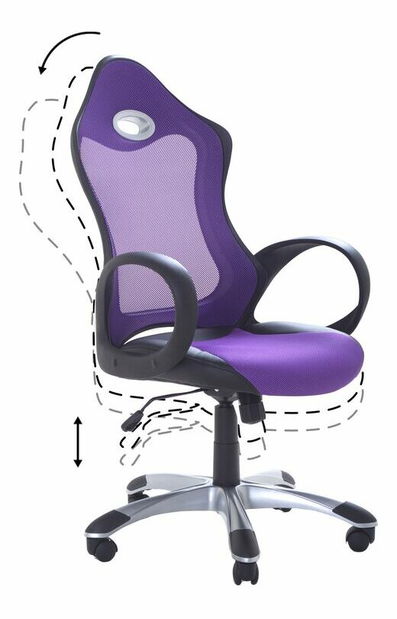 Kancelárska stolička Isit (fialová)