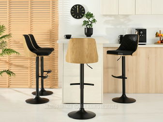 Scaun bar CH28 (negru)