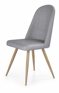 Jedálenská stolička K214 (sivá + dub medový)