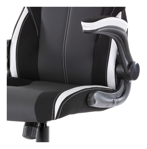 Fotoliu de birou/gaming Yzix-Y352-SIL (Negru + Argintiu)