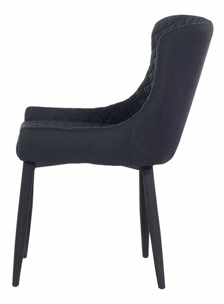 Jedálenská stolička SOHO (látka) (čierna)