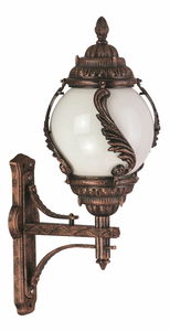 Vonkajšie nástenné svietidlo Izzabelle (hnedá)