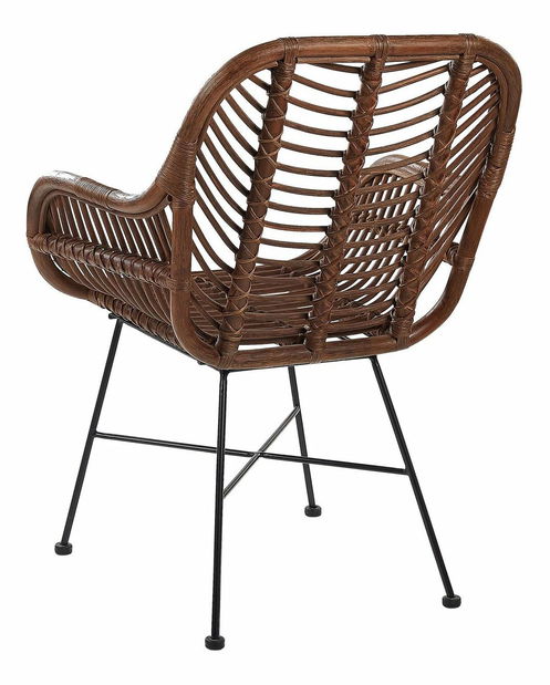 Scaun de sufragerie Caron (maro închis)