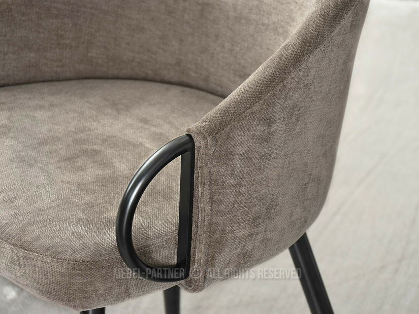 Scaun Carma K (nisipiu + negru)