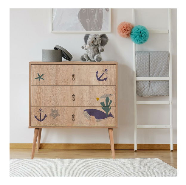 Comodă Cettelona M (multicolor)